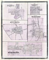 Paoli, Orleans, Mitchell, Bedford, Washington, Indiana State Atlas 1876